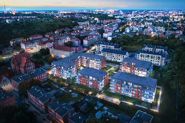 Młyny Gdańskie, mieszkaniowa inwestycja Allcon Budownictwo. Młyny Gdańskie, mieszkaniowa inwestycja Allcon Budownictwo.