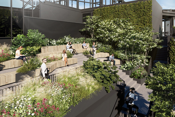 Na najwyższych kondygnacjach Skylinera II powstaną tarasy-ogrody Na najwyższych kondygnacjach Skylinera II powstaną tarasy-ogrody