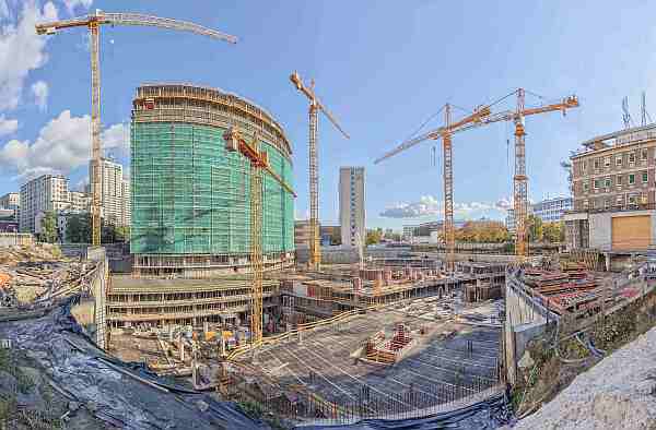 Budynek B kompleksu Warsaw Spire, fot. Ghelamco Poland Budynek B kompleksu Warsaw Spire, fot. Ghelamco Poland