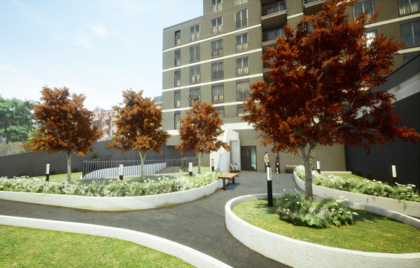 W Fyrtel Wilda zaprojektowano 66 mieszkań i wewnętrzne patio W Fyrtel Wilda zaprojektowano 66 mieszkań i wewnętrzne patio