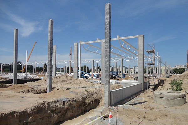 Budowa Galerii Bursztynowej Budowa Galerii Bursztynowej