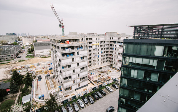 Holm House w budowie, fot. Skanska Holm House w budowie, fot. Skanska