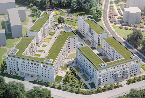 W ramach trzeciego etapu osiedla Malta Wołkowyska powstanie 350 mieszkań. W ramach trzeciego etapu osiedla Malta Wołkowyska powstanie 350 mieszkań